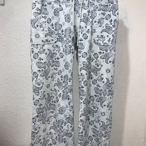 LUCKY BRAND Capri Cropped Pants Bandana XS